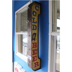 COLD BEER MARQUEE SIGN