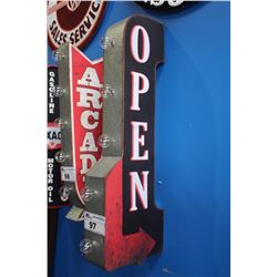 OPEN MARQUEE SIGN