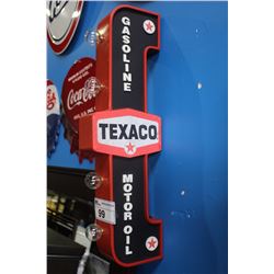 TEXACO MOTOR OIL MARQUEE SIGN