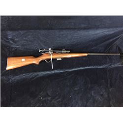 SAVAGE 22 CALIBER BOLT ACTION RIFLE WITH SCOPE AND CLIP **MUST HAVE P.A.L. TO PURCHASE**