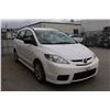 Image 2 : 2007 MAZDA 5, 4 DOOR HATCHBACK, WHITE, VIN#JM1CR193370139152, 264,364KMS, GAS, AUTOMATIC, RD, CD,