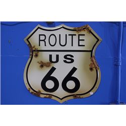 ROUTE 66 TIN SIGN