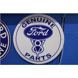 FORD GENUINE V8 PARTS TIN SIGN