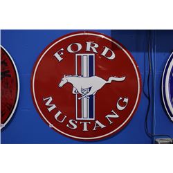 FORD MUSTANG TIN SIGN