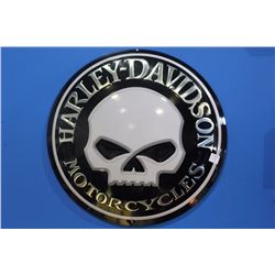 HARLEY DAVIDSON MOTORCYLE TIN BUBBLE SIGN