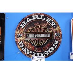 HARLEY DAVIDSON TIN SIGN