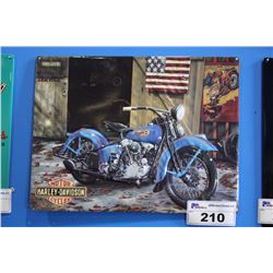 HARLEY DAVIDSON TIN SIGN
