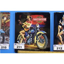 HARLEY DAVIDSON TIN SIGN