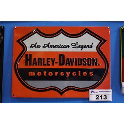 HARLEY DAVIDSON TIN SIGN