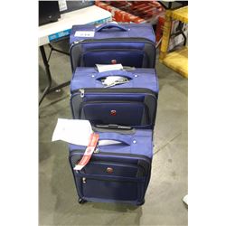 3 PIECE SWISS GEAR LUGGAGE SET