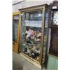 Image 1 : BEAUTIFUL BEVELED GLASS CABINET