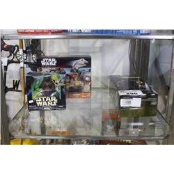 2 STARWARS COLLECTIBLES AND A BREAKING BAD COLLECTIBLE