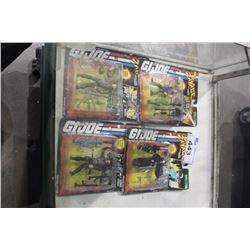 4 GI JOE COLLECTIBLE TOYS