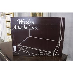 WOODEN ATTACHE CASE