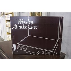 WOODEN ATTACHE CASE
