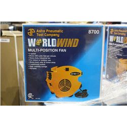 ASTRO PNEUMATIC WHIRLWIND MULTI-PURPOSE FAN NEW IN BOX