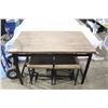 Image 1 : TABLE WITH 4 STOOLS
