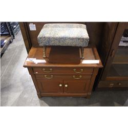 ANTIQUE WASH STAND AND STOOL