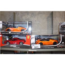 LOT OF 3 REMOTE CONTROLLED CARS