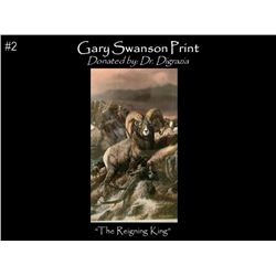 The Reigning King Print by Gary Swanson