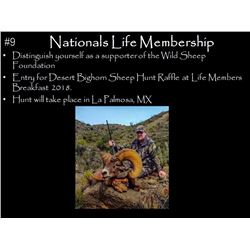 National Life Membership.