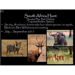 South Africa Hunt