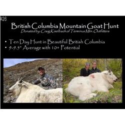 Mountain Goat Hunt in British Columbia