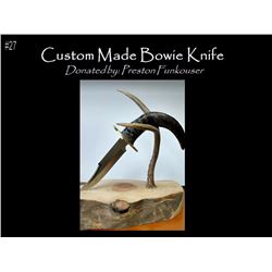Bowie Knife with Buffalo Horn Handle