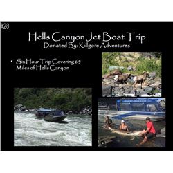 Kilgore Jet Boat ride up Hells Canyon