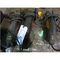 3 ASSORTED ELECTRICAL GRINDERS