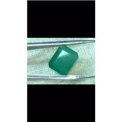 Natural Forest Green Emerald 12.50 Cts - Certified