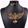 Stunning Golden Eagle Necklace Set