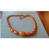 Vintage Butterscotch Egg Yolk Amber Bead Necklace 26g