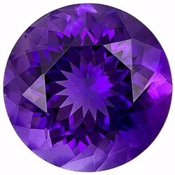 Natural Round Brilliant Amethyst 17.71 Carats - VVS