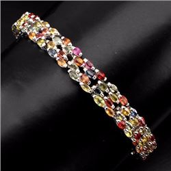 Natural Fancy Sapphire 79 Carats Bracelet