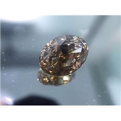 Natural Oval Champagne Diamond 7.10 carats - SI