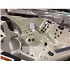 Image 1 : CAL SPAS PLATINUM PLUS SERIES 8' X 8' LOUNGER TUB WITH 80 CANDY CANE JETS, GYPSUM INTERIOR, SMOKE