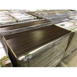 PALLET OF MILA AMERICAN WALNUT LAMINATE FLOORING