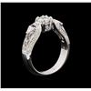 Image 4 : 1.33 ctw Diamond Ring - 18KT White Gold