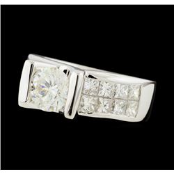 2.85 ctw Diamond Ring - 14KT White Gold