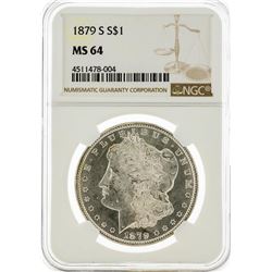 1879-S NGC MS64 Morgan Silver Dollar