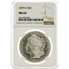 Image 1 : 1879-S NGC MS64 Morgan Silver Dollar