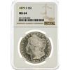 Image 1 : 1879-S NGC MS64 Morgan Silver Dollar