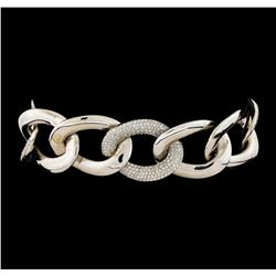 3.54 ctw Diamond Bracelet - 14KT White Gold