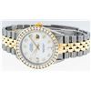 Image 3 : Rolex Two Tone 3.00 ctw Diamond DateJust Men's Watch