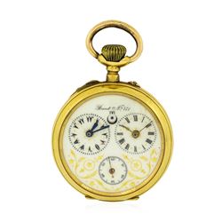 Antique Brevet N171 Pocket Watch - 18KT Yellow Gold