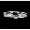 Image 2 : 0.20 ctw Diamond Ring - Platinum