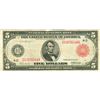 Image 1 : 1914 $5 United States Red Seal Large Note