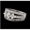 Image 1 : 0.73 ctw Diamond Ring - 14KT White Gold