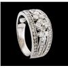 Image 4 : 0.73 ctw Diamond Ring - 14KT White Gold